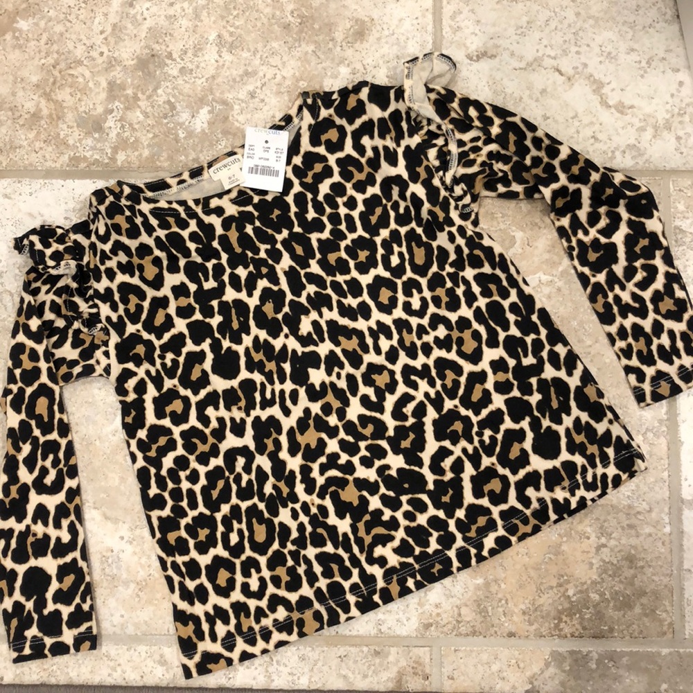 Crew cuts leopard shirt